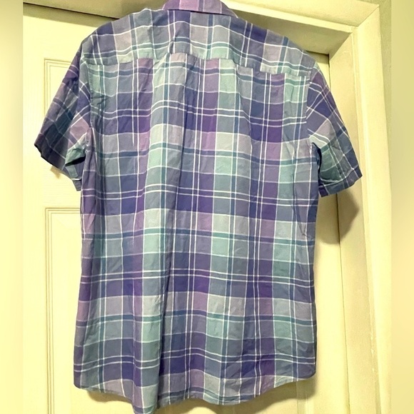 Purple & Blue Boss Button up Shirt - Picture 2 of 3